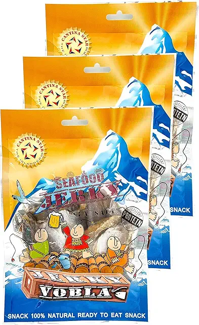 Cantina Star Vobla whole dried fish jerky, pack of 3