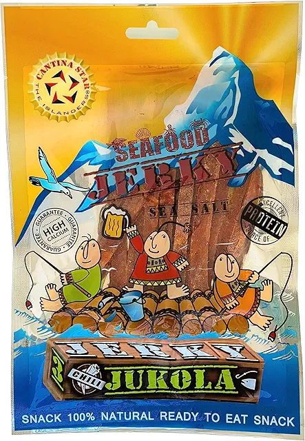Cantina Star Jukola Cod Chili fish jerky, 2.8oz wild caught