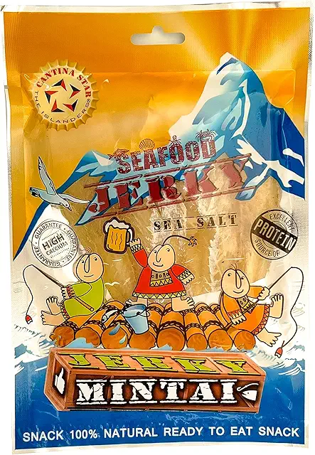 Cantina Star Mintai Alaska Pollock fish jerky, 80g
