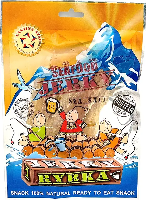 Cantina Star Rybka wild-caught dried fish jerky, 2.8oz